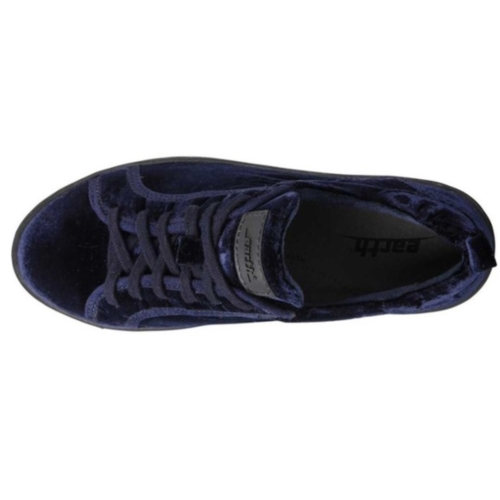 NWT Earth Zinnia Women’s Dark Navy Blue Velvet Lace-Up Shoes Sneakers - Picture 8 of 8